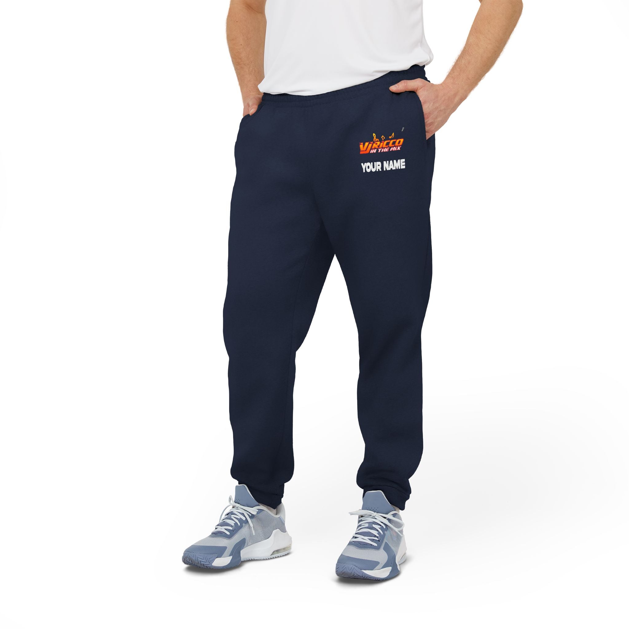 "VJ Ricco"π€ Personalized Adidas Fleece Joggers β Custom Comfort, Street-Ready Style